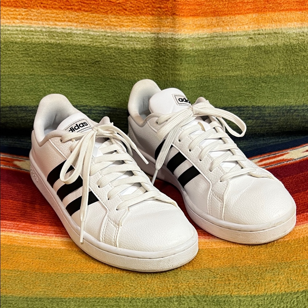 adidas White and Black Women's Sneakers